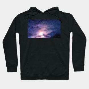 Purple swirled sky Hoodie